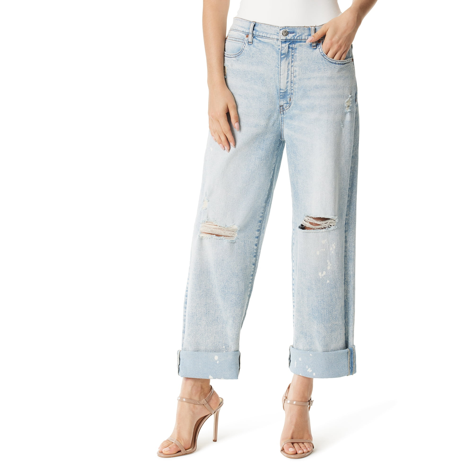 Jessica Simpson Women's and Women's Plus  Zinnia Boyfriend Jeans | Walmart (US)