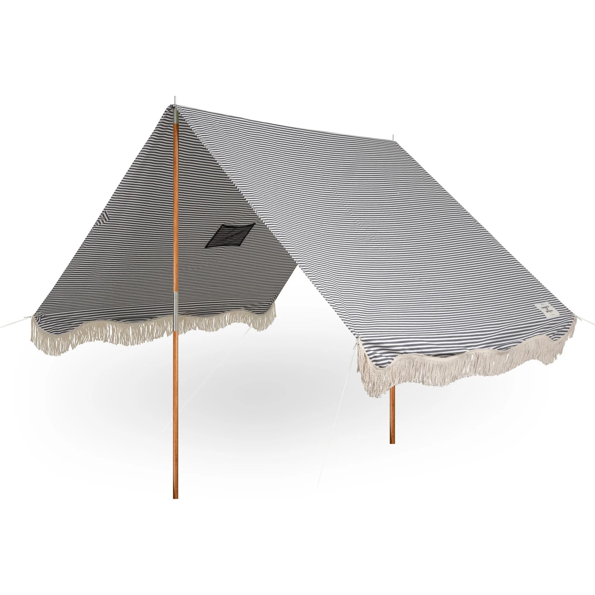 Premium Beach Tent, Lauren's Navy Stripe | Maisonette