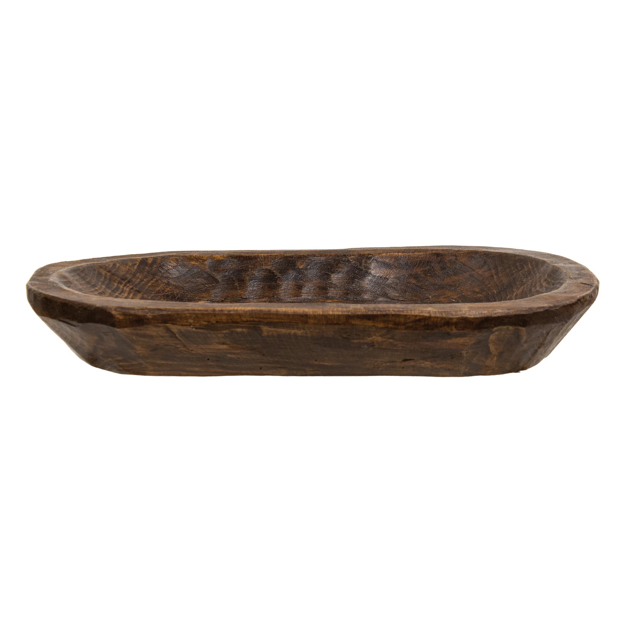 Carved Wood Oval Bread Bowl | Wayfair | Wayfair North America