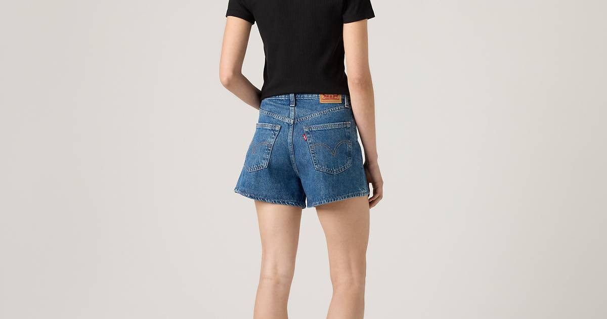 High Waisted Mom Women's Shorts - Medium Wash | Levi's\u00ae US | Levi's US