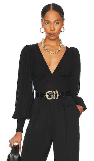 Sienna Bodysuit in Black | Revolve Clothing (Global)