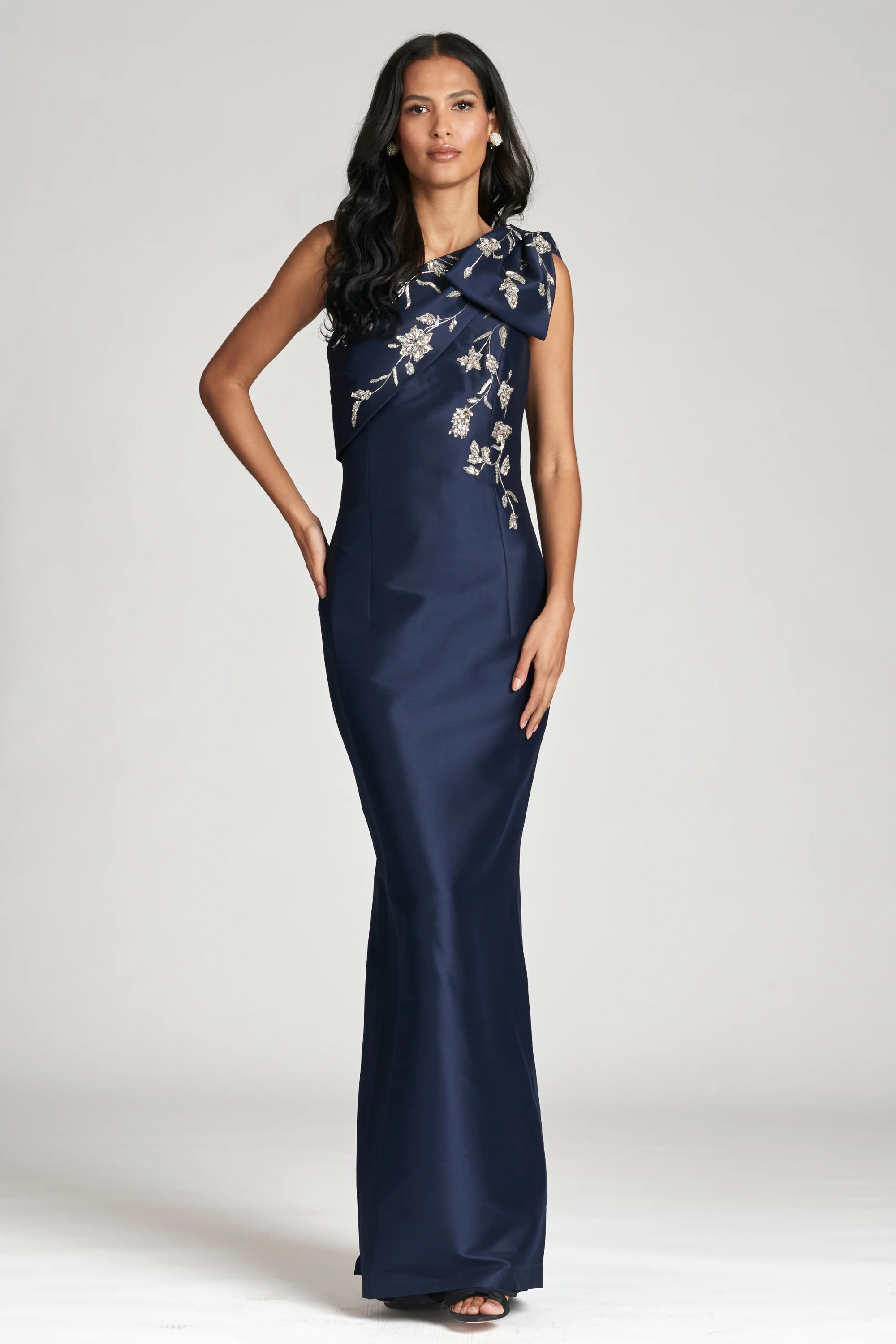 EMBELLISHED OLIVIA GOWN - NIGHT SKY | Sachin and Babi