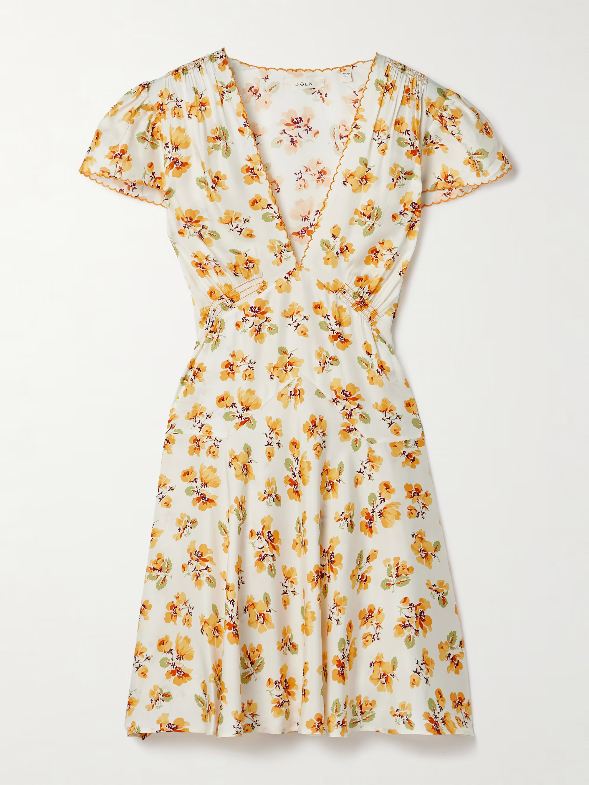 Dianne floral-print silk-blend twill mini dress | NET-A-PORTER APAC