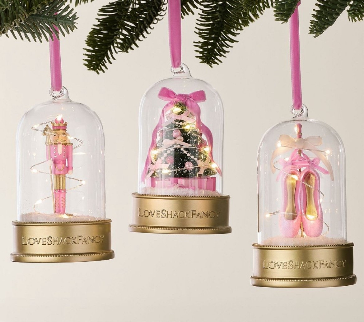 LoveShackFancy Light-Up Cloche Ornament Collection