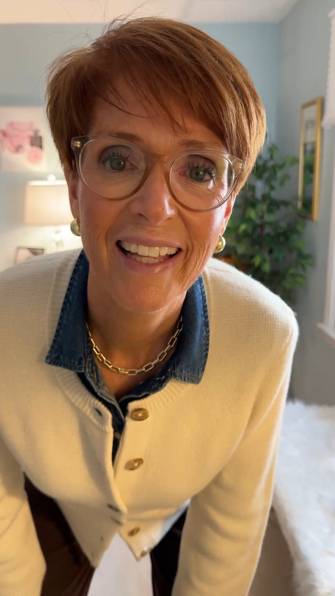 I’m a repeat offender — and I’m okay with it.

Follow, Like & Comment OOTD and I’ll send links right to your DM
 When it comes to timeless style, I’m all about rewearing what works. 
Today’s outfit is built on those repeat staples: a dark denim shirt, cream lady-jacket cardigan, wide-leg cords, and leopard print Mary Janes. 
It’s polished, classic, and totally wearable for everyday.
If you’re building a wardrobe that feels effortless (not endless), this series is for you. Each week I’ll share an #OOTD reel with pieces that mix and match from my real-life closet — and I’ll link everything I can in my ShopMy storefront so you can shop smarter, not harder.

➡️ Save this for inspo next time you reach for your fall favorites. 💬 Tell me in the comments — are you a repeat offender too? 🔗 Tap the link in my bio to shop this look and more of my daily outfits.

#TimelessStyle #ClassicStyle #OOTDReel #FallOutfitIdeas #StyleOver40 #TallWomenStyle #CapsuleWardrobe #EffortlessChic #RepeatOffenderStyle #ShopMyLinks #EverydayOutfits #OutfitInspiration #WardrobeEssentials #StyleTips #SustainableStyle #OOTDInspo #FallFashionReel #RewearYourCloset #FashionOver40 #ATallDrinkOfStyle

#LTKOver40 #LTKTall #LTKStyleTip