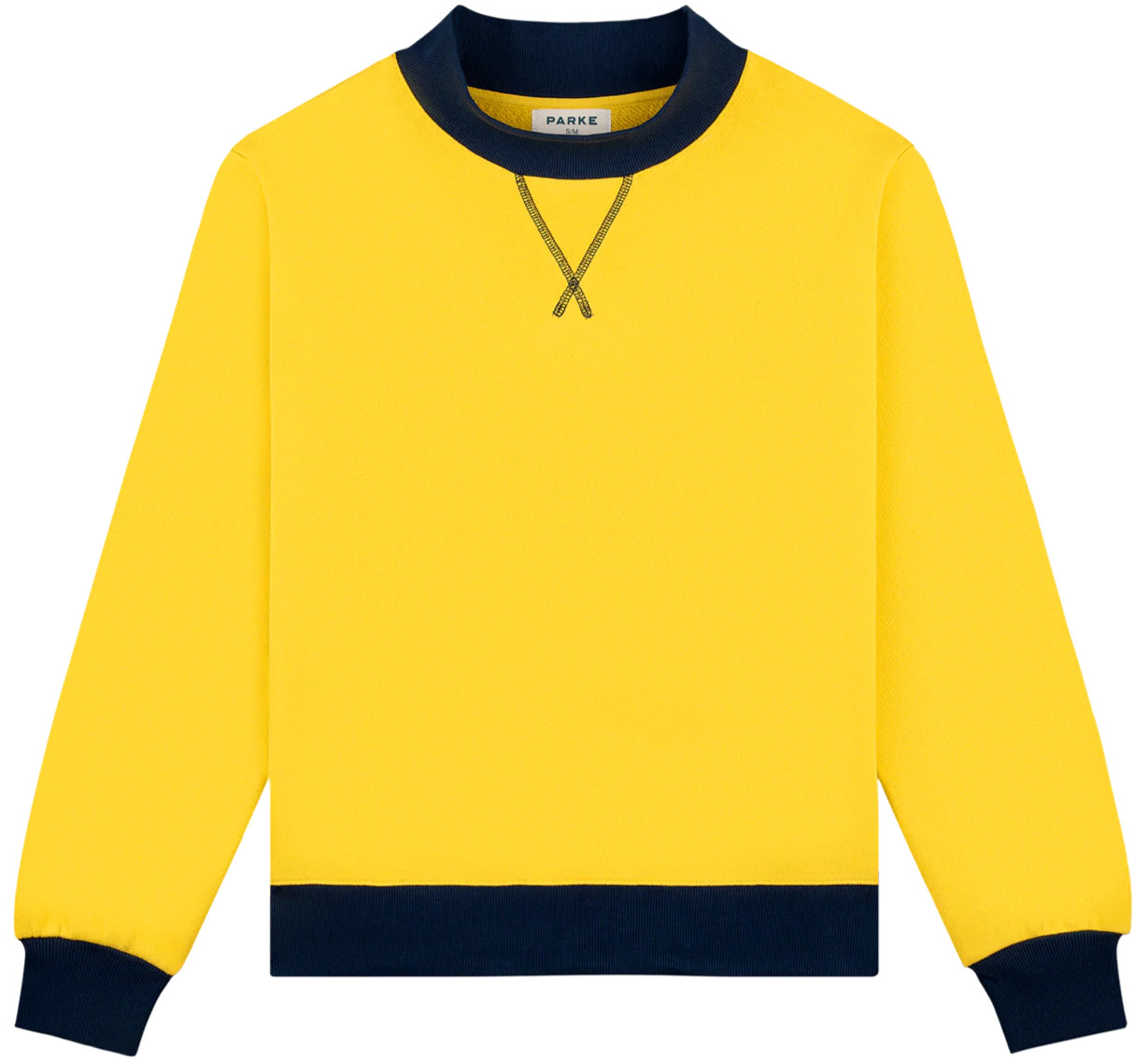 Two Tone Classic Mockneck | Parke