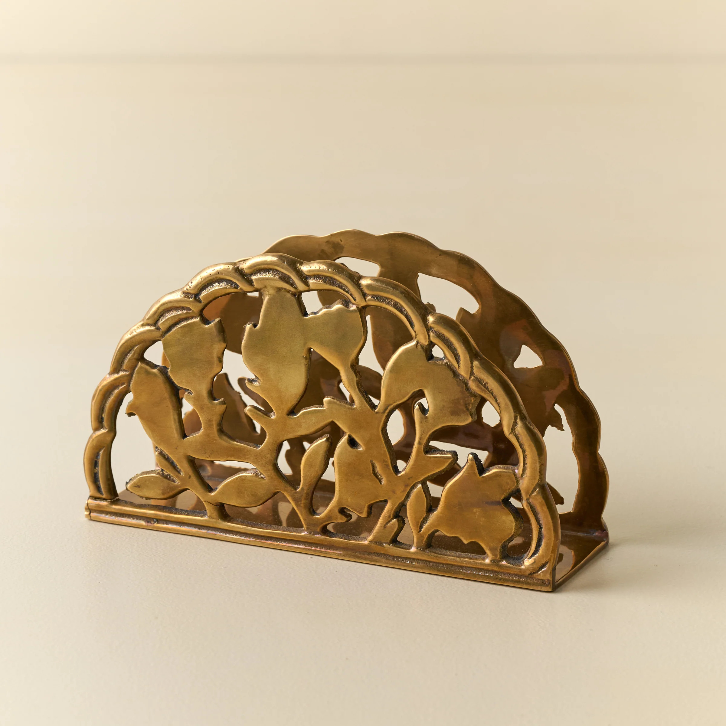 Shadow Floral Napkin Holder | Magnolia
