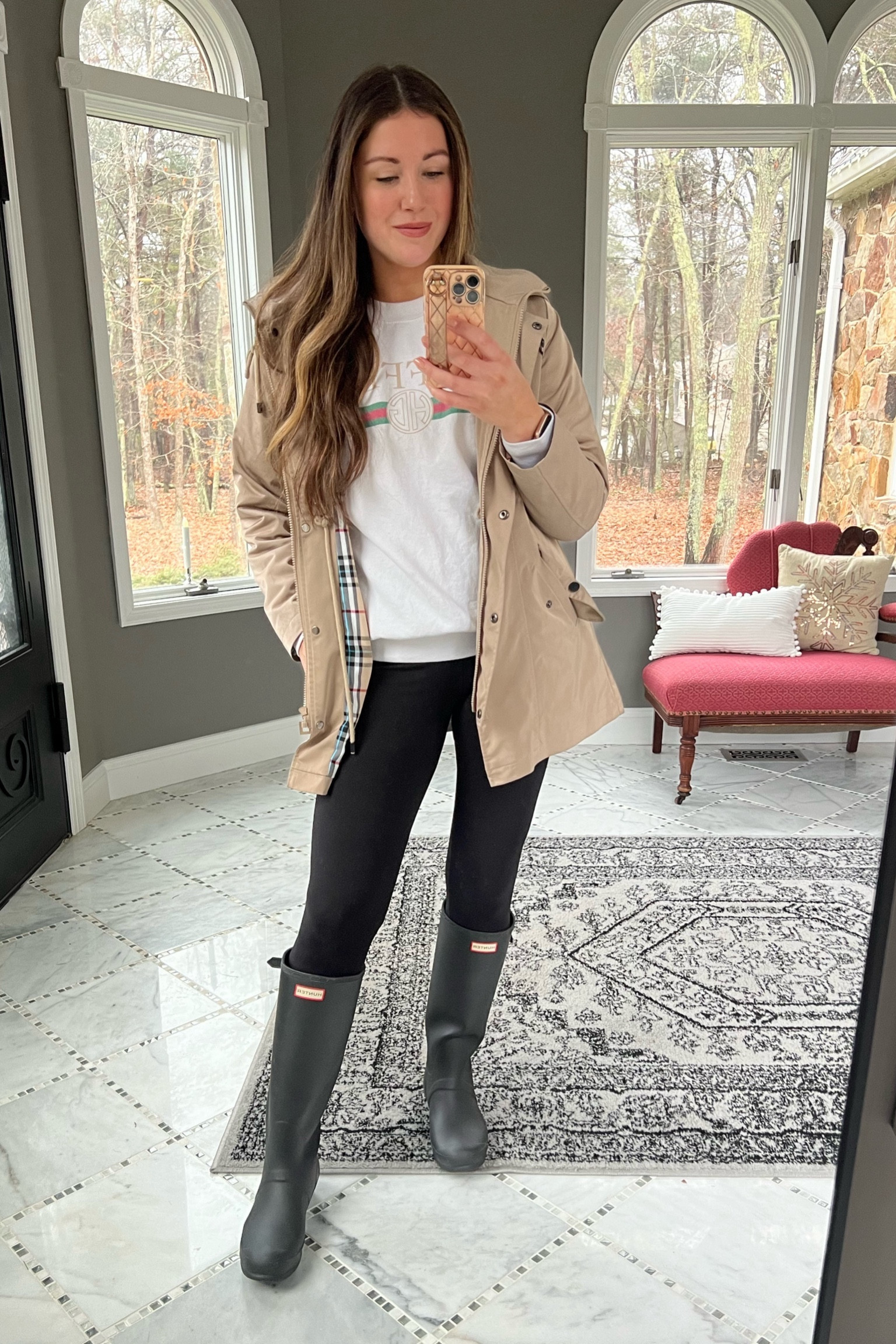 Rainy Day OOTD.

Rainy day outfit, cute rain outfit, rain boots, snow boots, rain jacket, trendy rain jacket, tan rain jacket, black leggings, neutral outfit, SAHM outfits, SAHM looks, mom outfits, millennial outfits, over 30 style, casual style, casual look, easy outfits, over 30 mom outfits, casual outfits, everyday style, everyday looks, everyday outfits, simple outfit, affordable style, affordable fashion, affordable outfit, vanilla girl, vanilla girl aesthetic, neutral looks, neutral style, neutral outfit, hunter rain boots, black rain boots, black snow boots, travel outfit 

#LTKstyletip #LTKtravel #LTKfindsunder50
