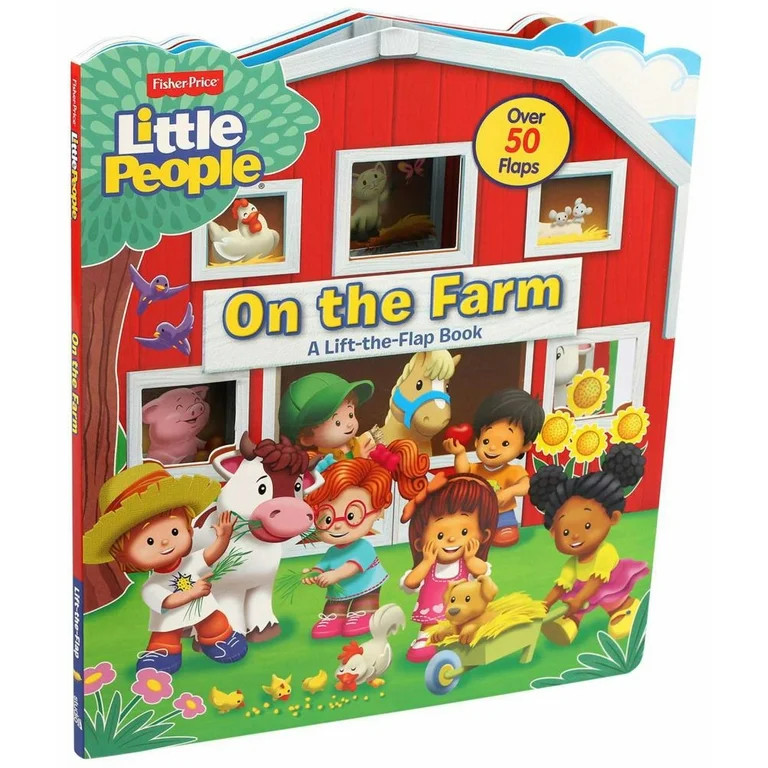 Fisher-Price Little People: on the Farm (Board Book) | Walmart (US)