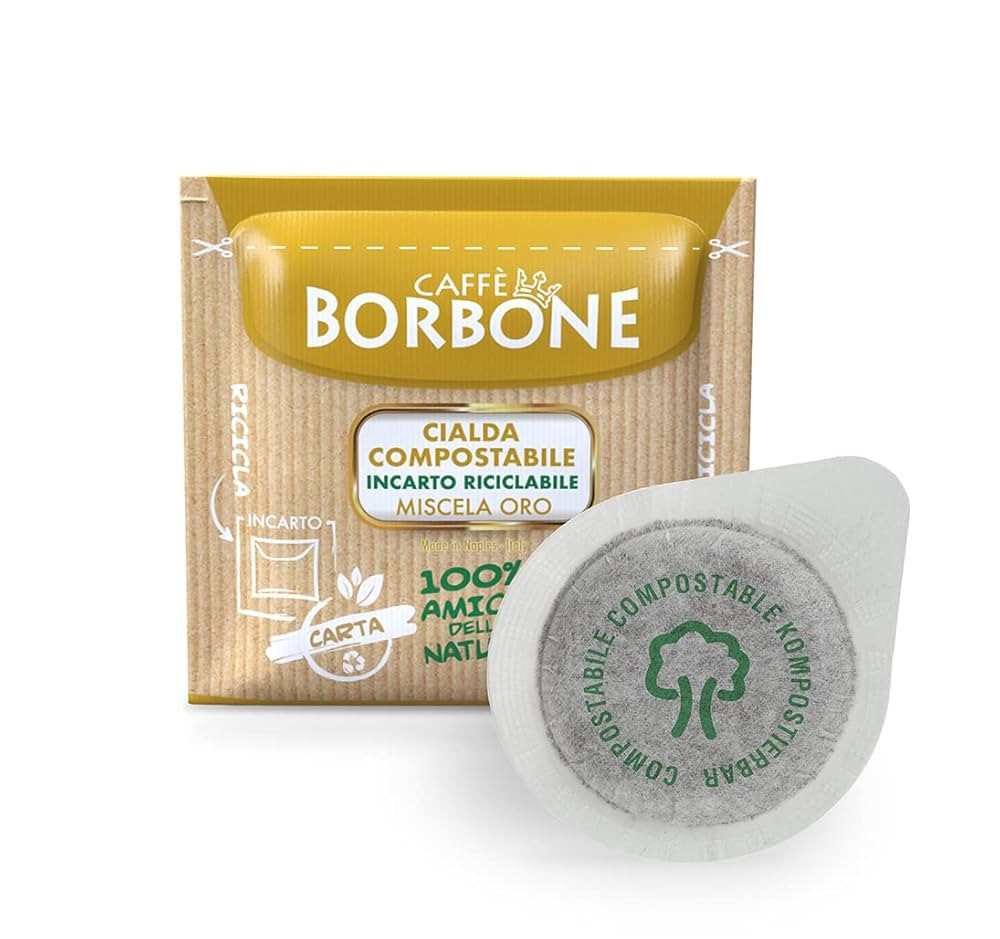 Caffè Borbone Compostable Pads, Gold Coffee Blend - 50 Pods - ESE System | Amazon (UK)