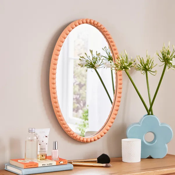 Bobbin Oval Wall Mirror | Dunelm (migrated)