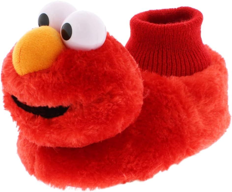 Sesame Street Elmo Cookie Monster Boys Girls Sock Top Slippers (Toddler/Little Kid) | Amazon (US)