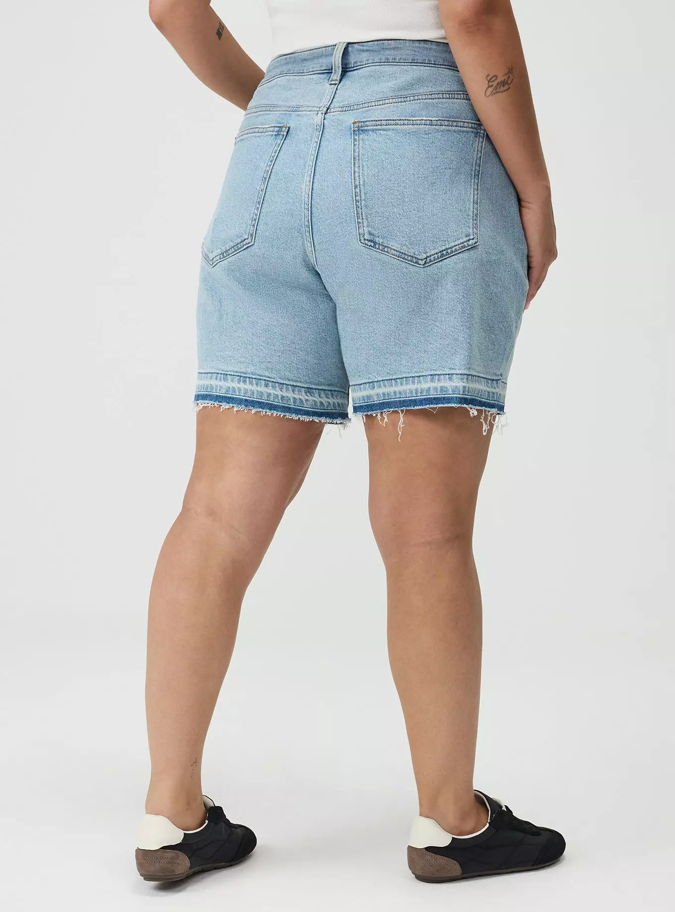 7'' High-Rise Dad Denim Short | Torrid (US & Canada)