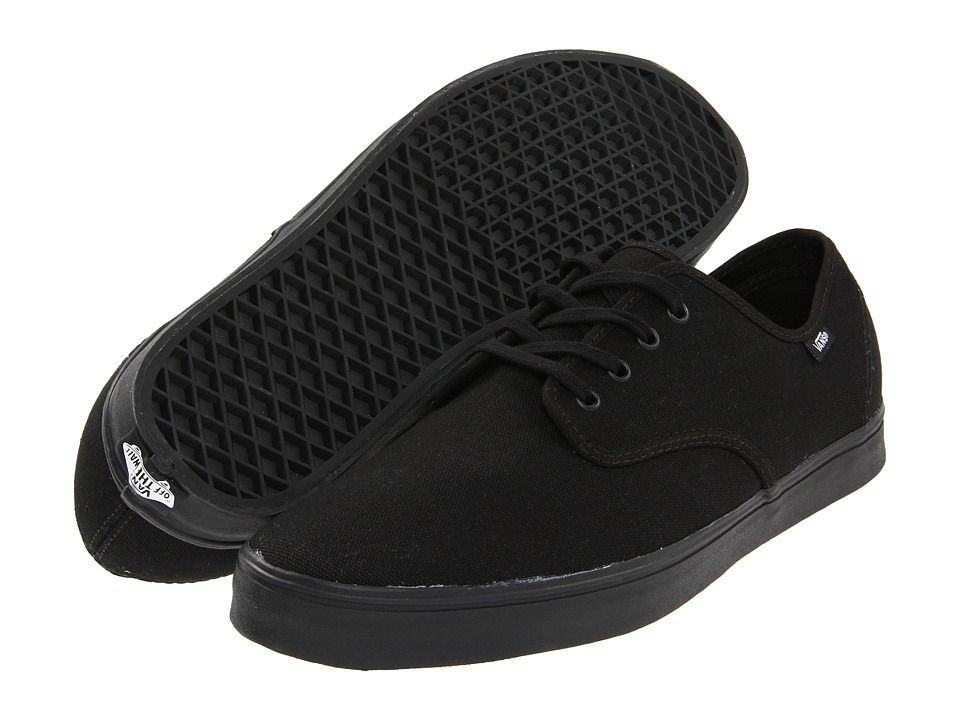 Vans - Madero (Black/Black) Skate Shoes | Zappos