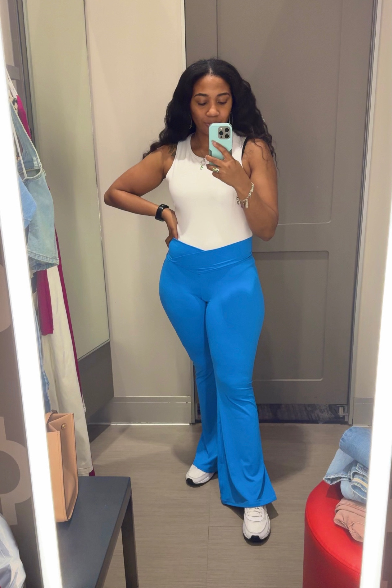 Under $40 outfit! Some of the most comfortable pants I own! They come in over 10 different colors 🩷

#LTKfindsunder50 #LTKfitness #LTKstyletip