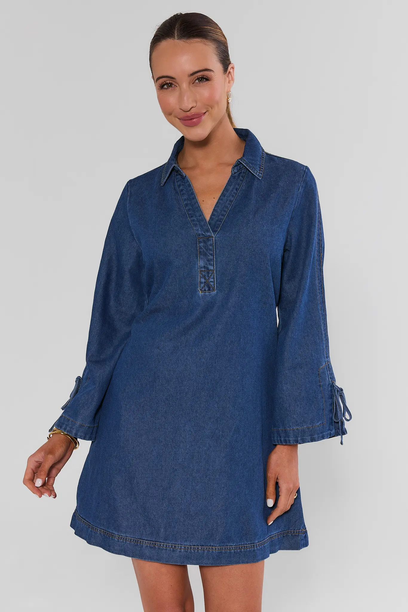Shay Denim Mini Dress | Avara