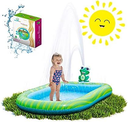Splashin'kids 3 in 1 Inflatable Sprinkler Pool Water Park for Kids Toddlers Kiddie Wading Swimmin... | Amazon (US)
