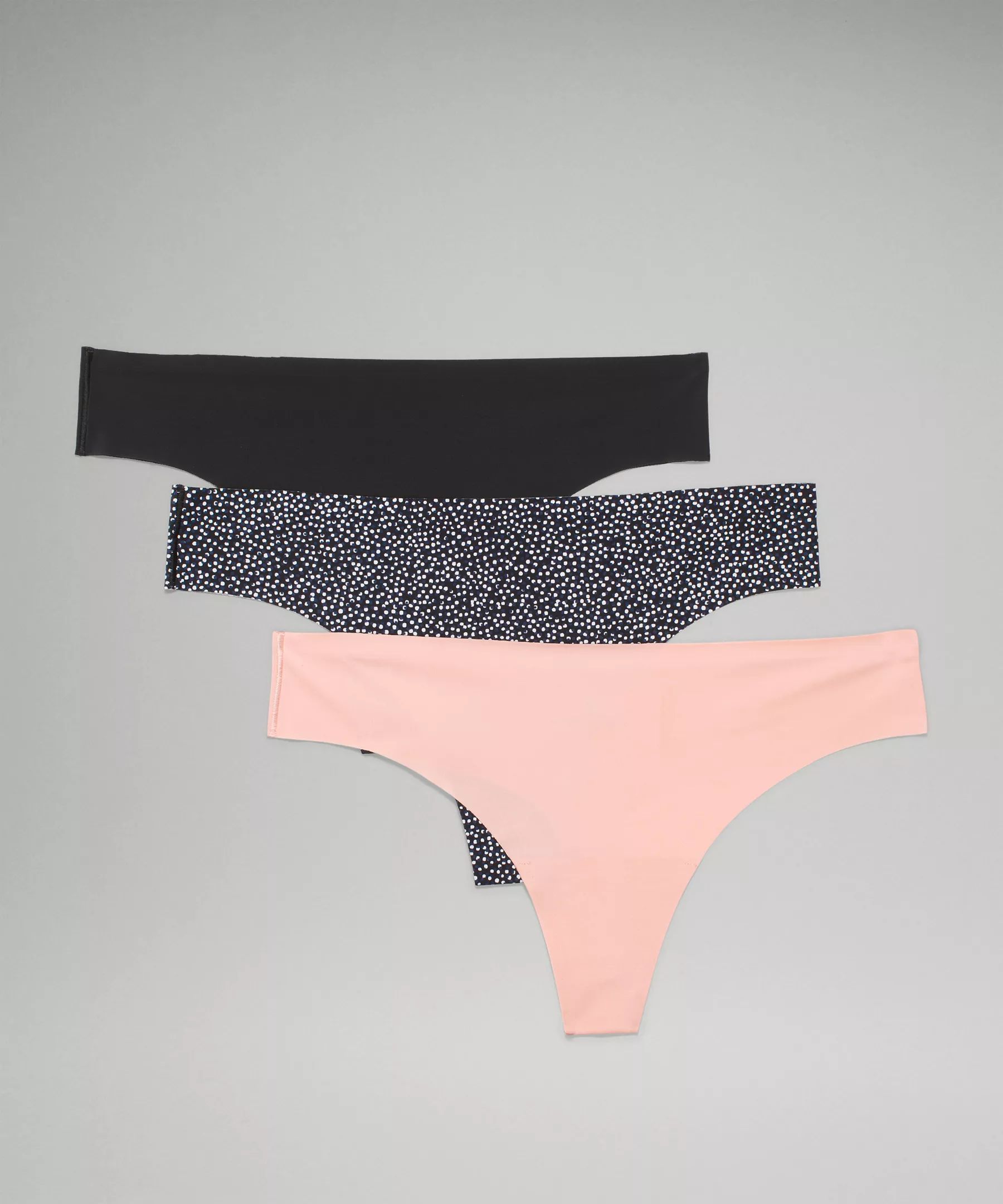 InvisiWear Mid Rise Thong Underwear 3 Pack | Lululemon (US)