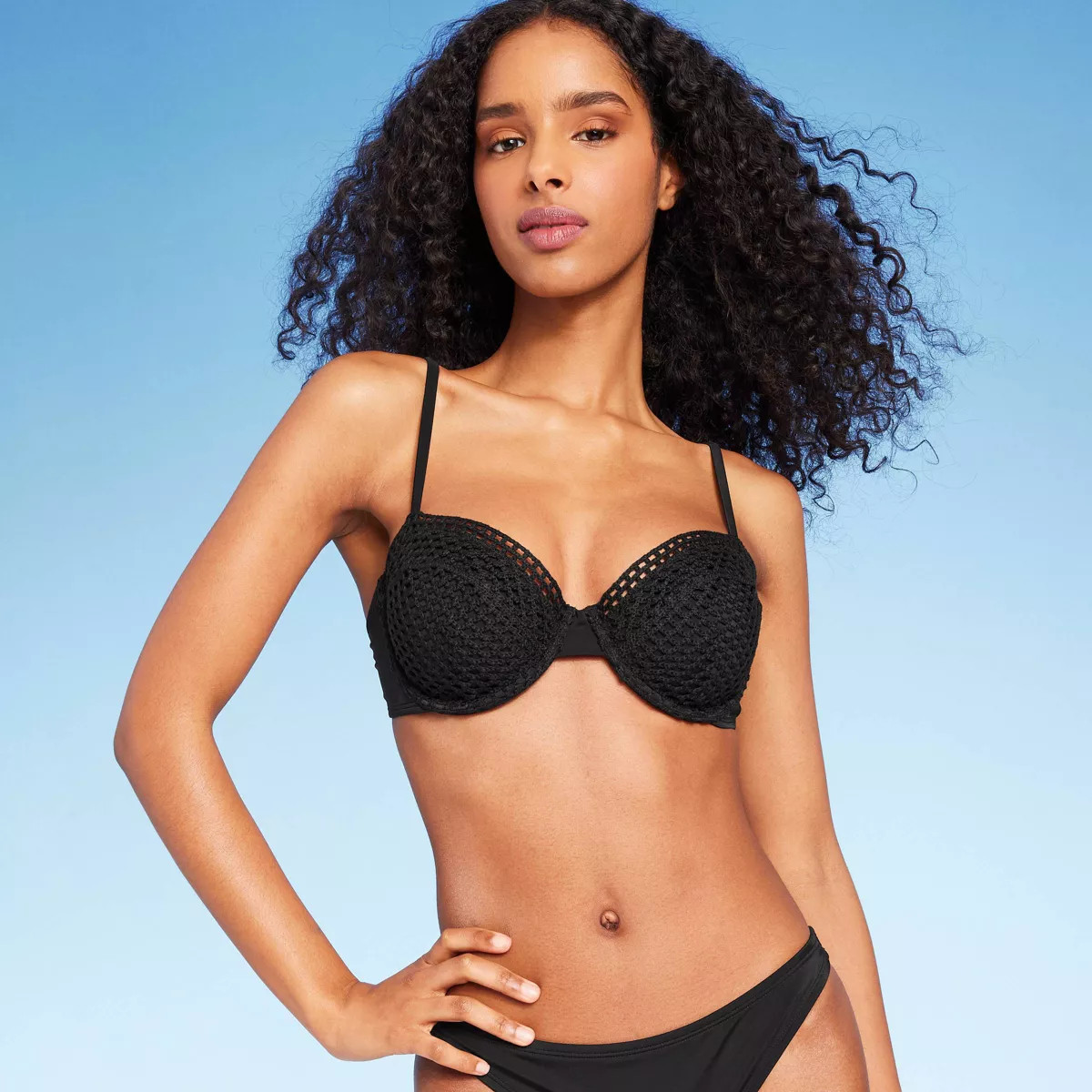 Women's Crochet Underwire Bikini Top - Shade & Shore™ | Target