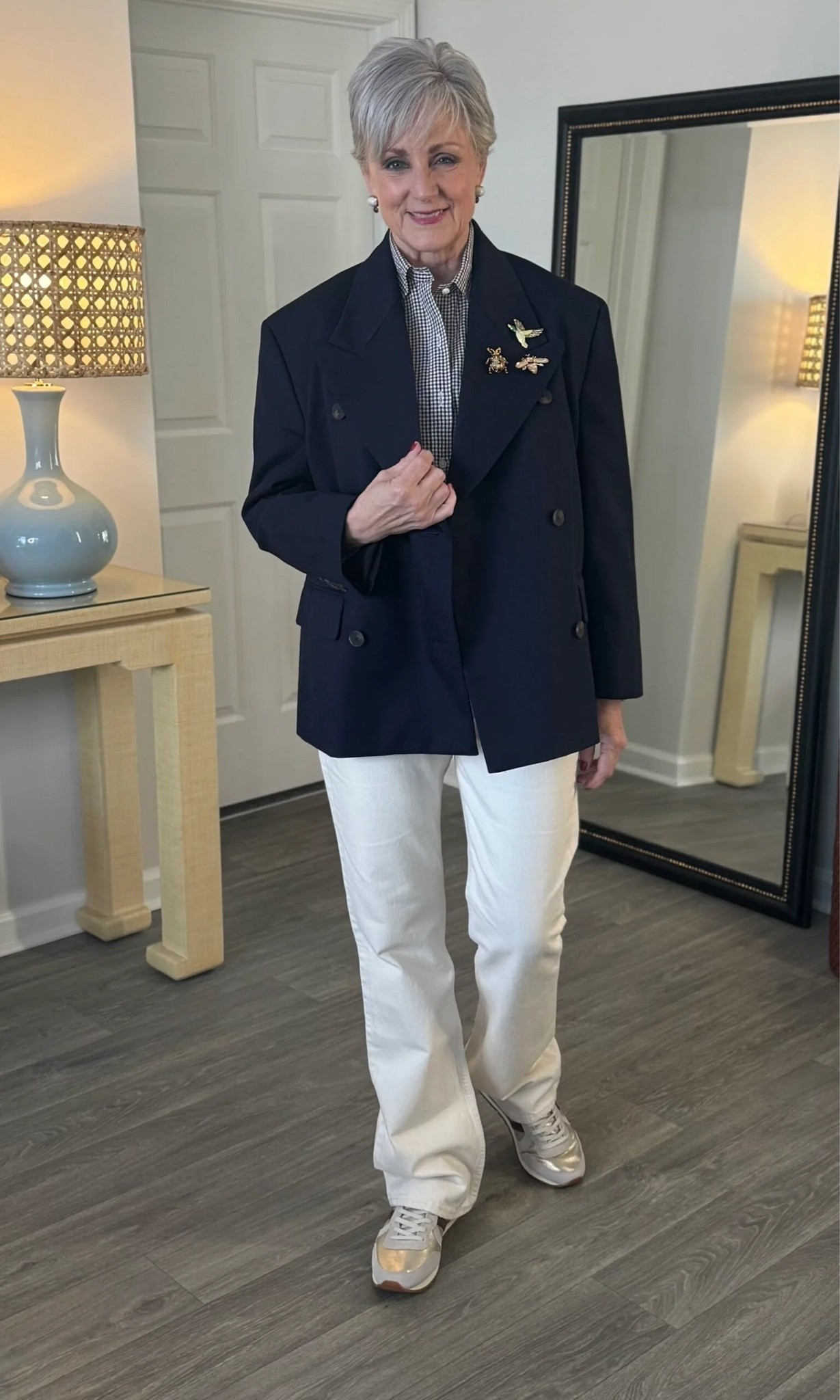 Oversized Blazer and Jeans 💙

#LTKootd #LTKSeasonal #LTKOver40
