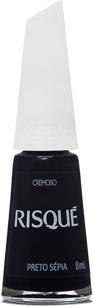 Risqué Esmalte Preto Sépia 8 Ml | Amazon (BR)
