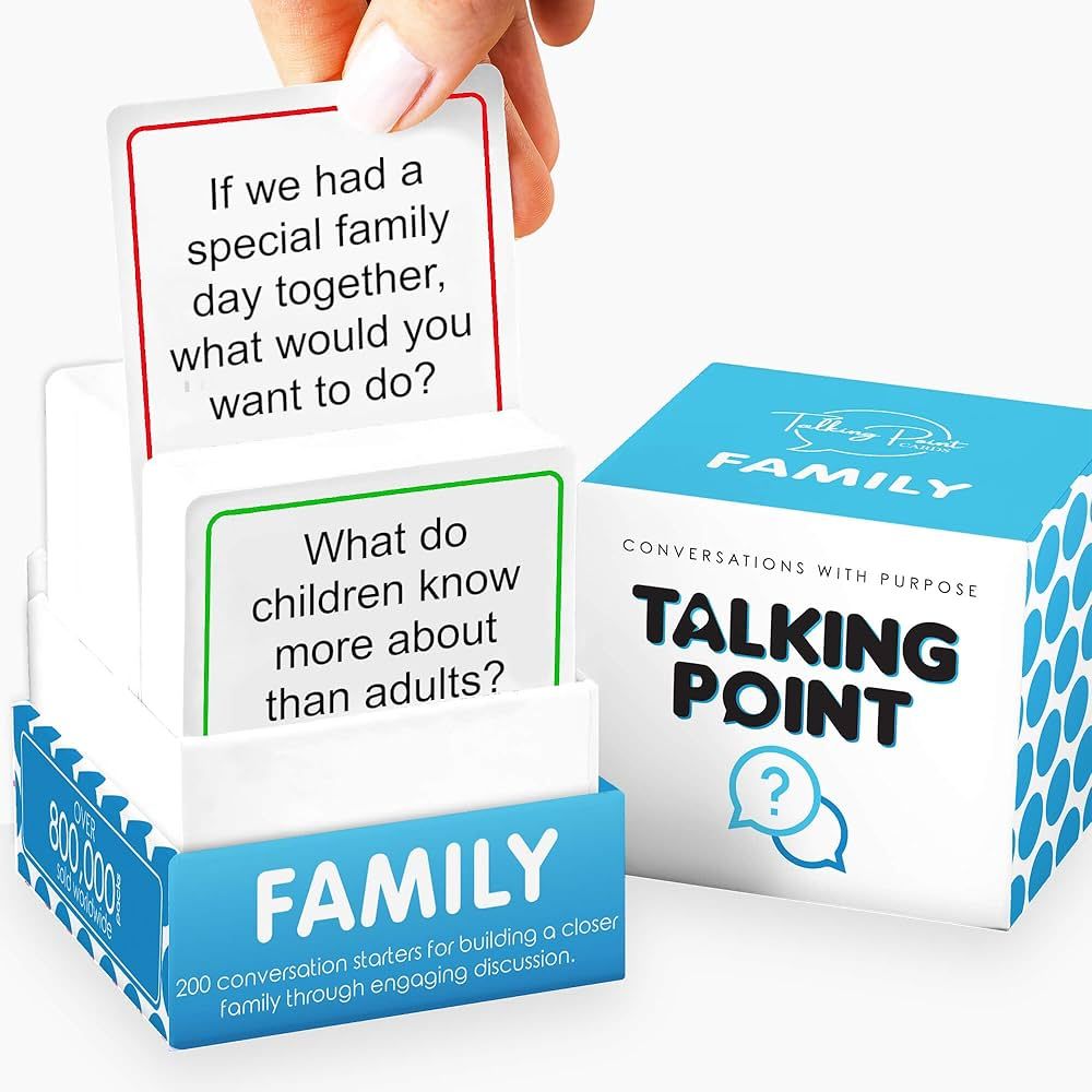 200 Family Conversation Cards - Put Down The Phones & Connect with Your Family - Get to Know Each... | Amazon (US)