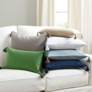 Linen Tassel Pillow | Ballard Designs, Inc.