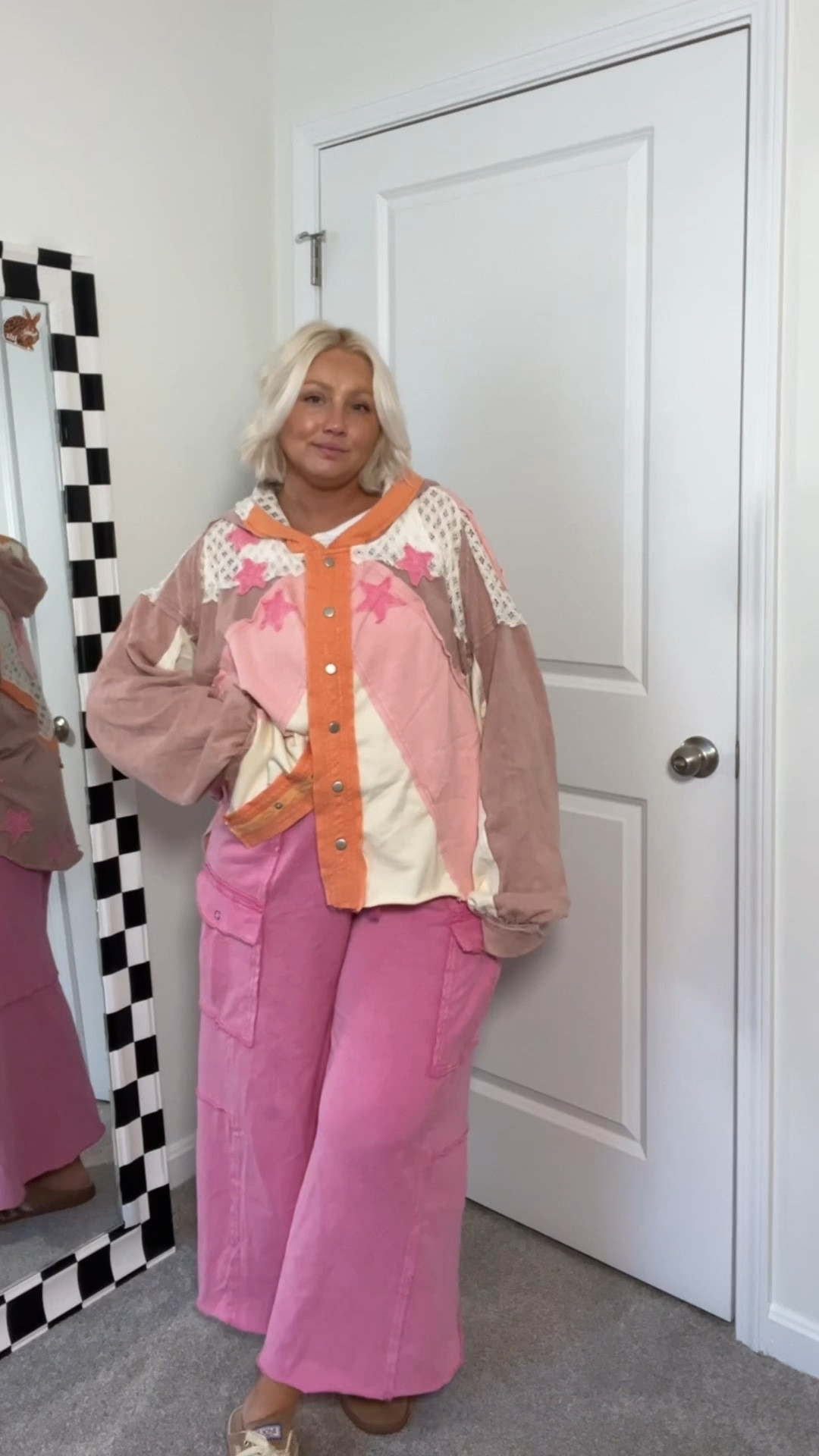 Large top / XL pants. Code TRISHADAWN saves 20% 

#LTKootd #LTKMidsize #LTKgrwm