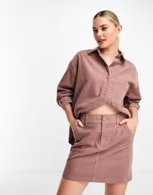 ASOS DESIGN - Mix & Match - Ensemble en velours côtelé - Vison | ASOS (Global)