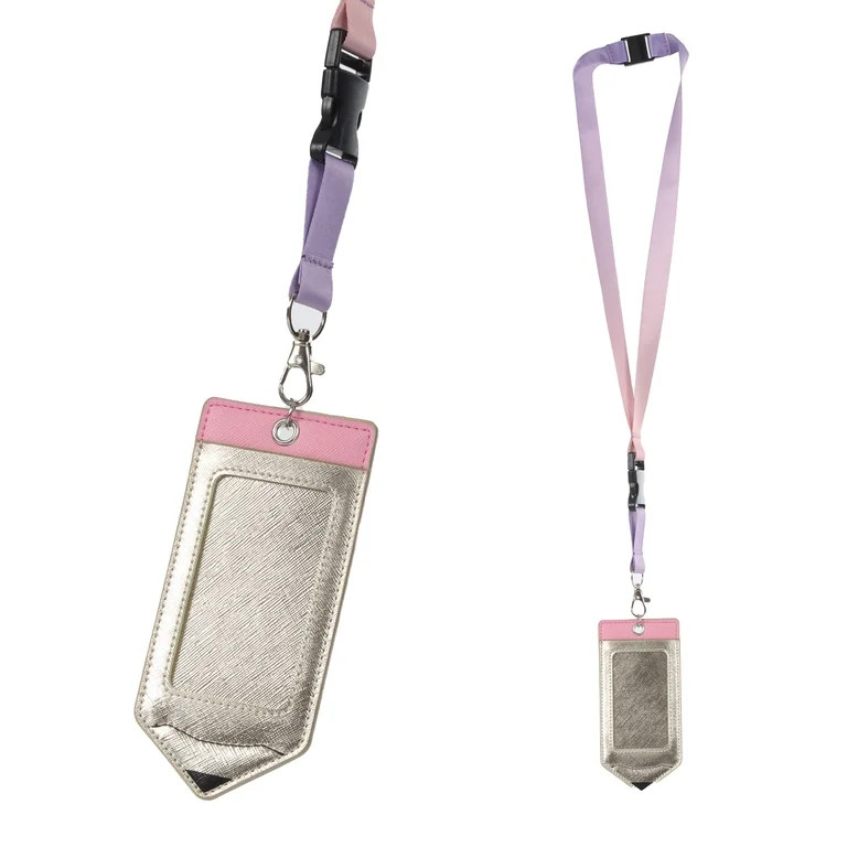 Pen+Gear Breakaway Lanyard Teacher Badge Holder, Vertical Pencil Design | Walmart (US)