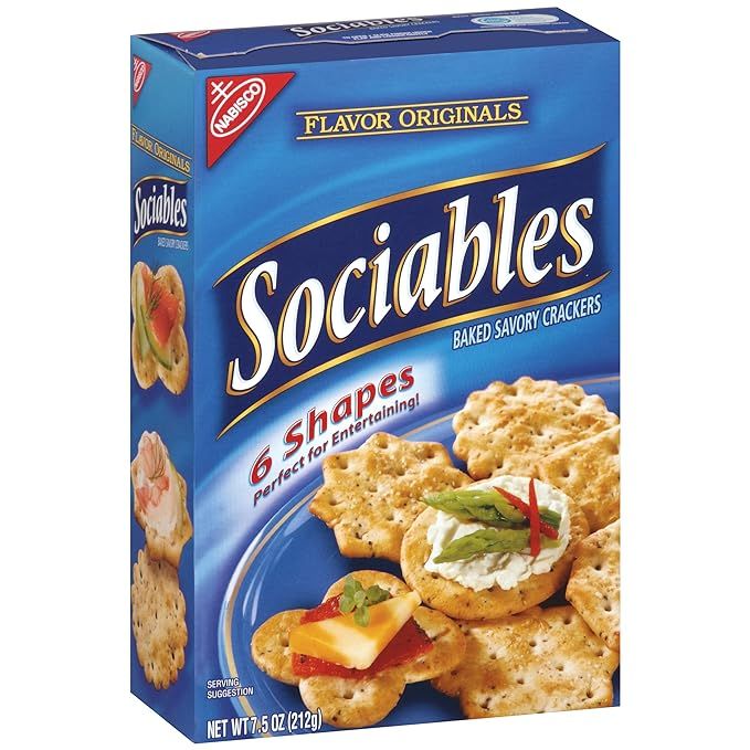 Flavor Orginals Sociables Baked Crackers, 7.5 oz | Amazon (US)