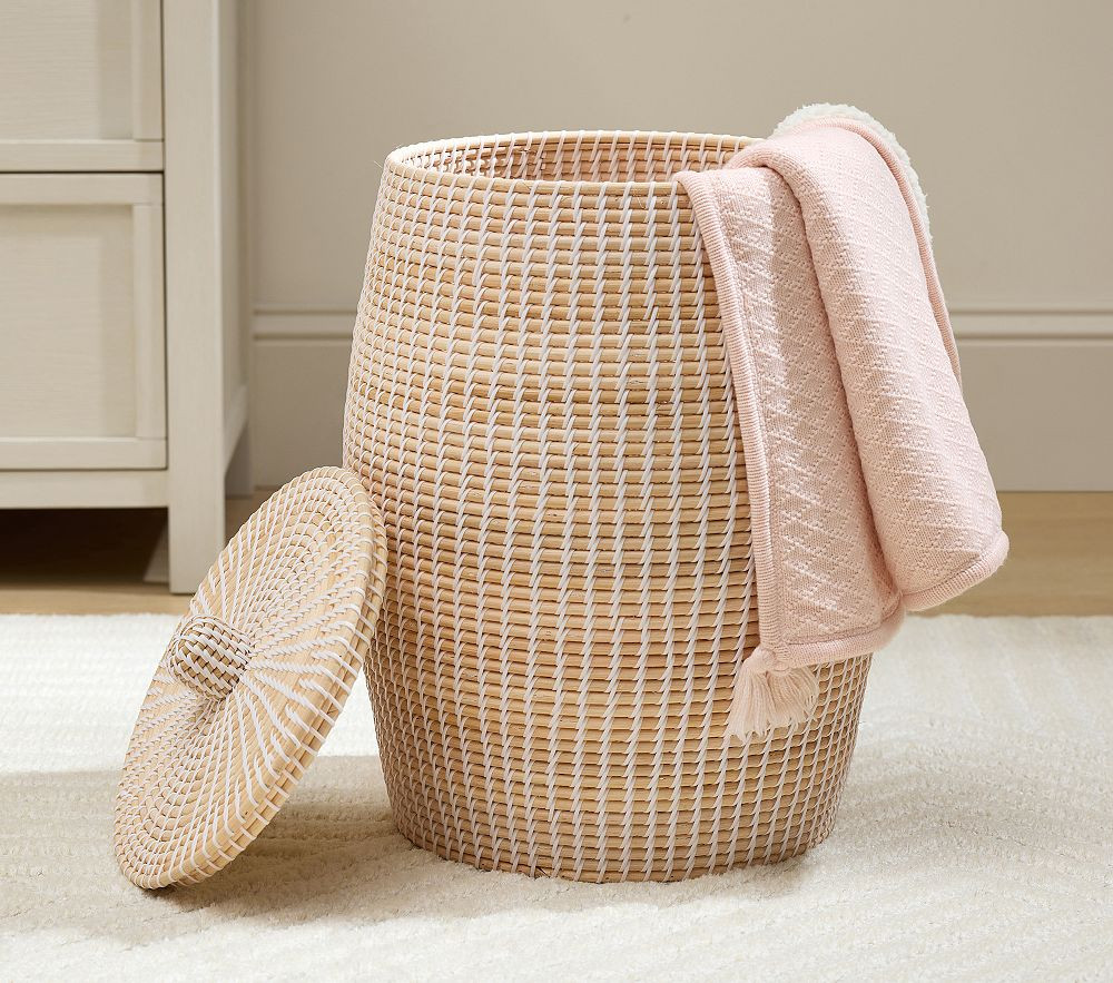 Woven Prayer Hamper | Pottery Barn Kids