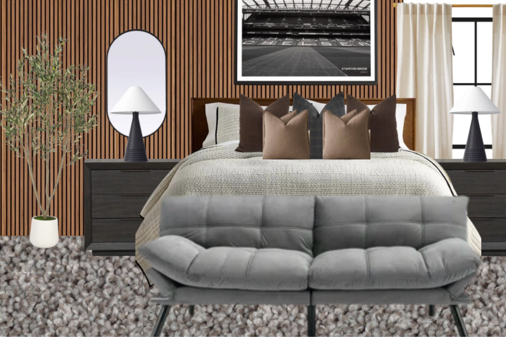 Men’s / Boys bedroom design. Minimal modern bedroom design for guys. Masculine bedroom decor. 

#LTKHome #LTKMens