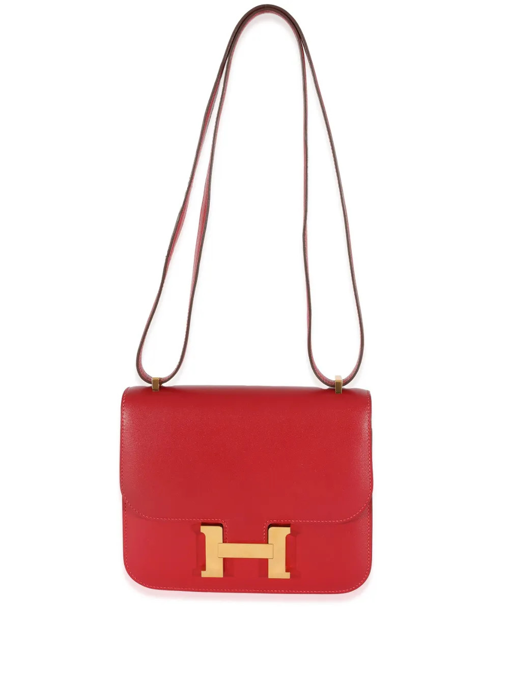 Hermès Pre-Owned Constance 18 Shoulder Bag | Red | FARFETCH UK | Farfetch Global