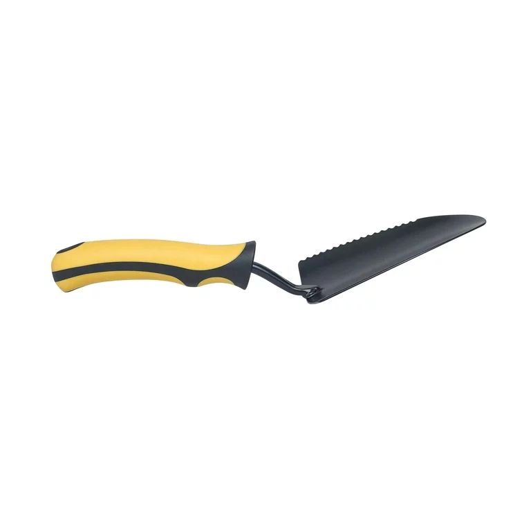 Expert Gardener Steel Trowel, 12.6 in Length, Black & Yellow | Walmart (US)