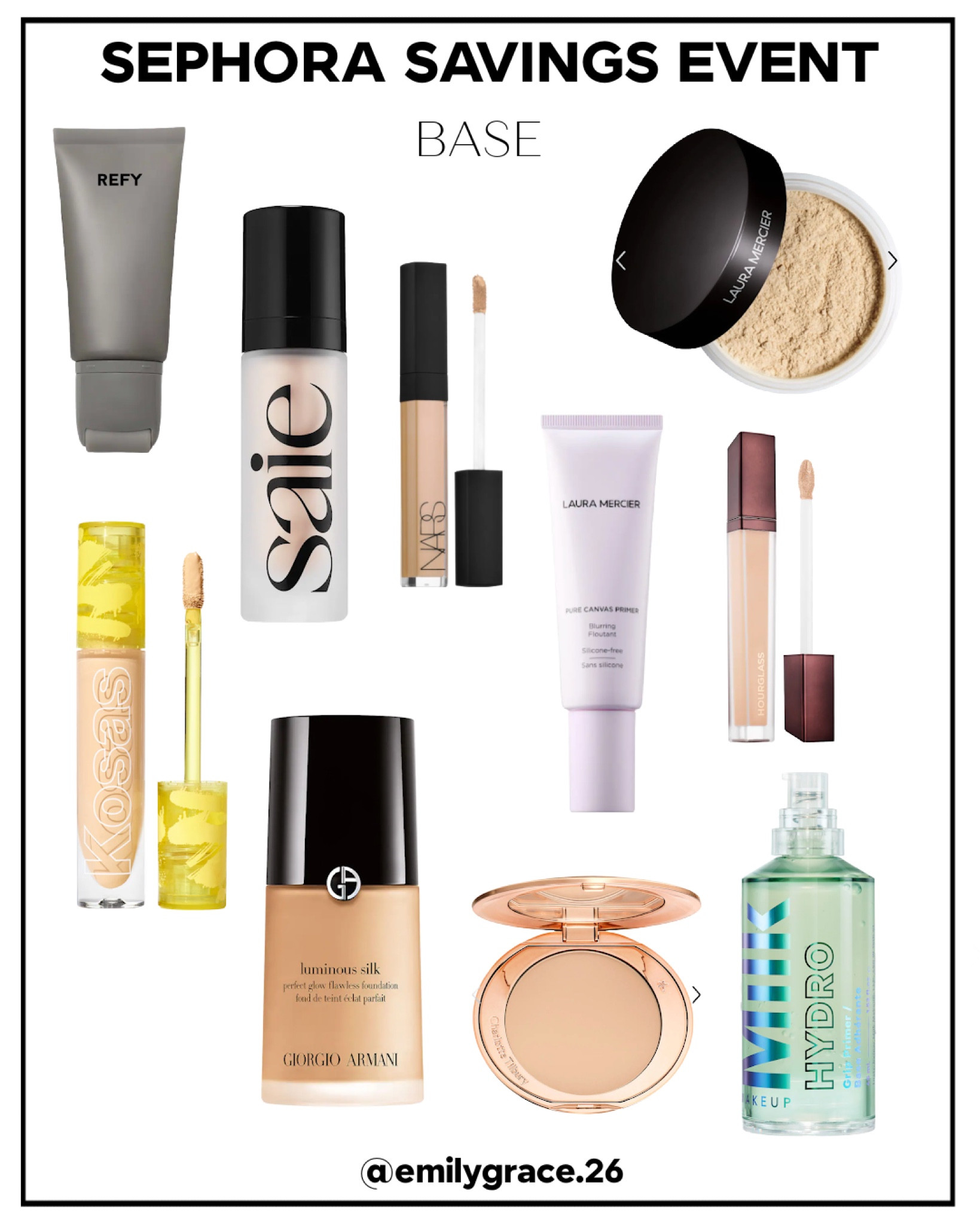 Sephora sale 2024 base makeup must haves 

#LTKxSephora #LTKbeauty #LTKfindsunder50