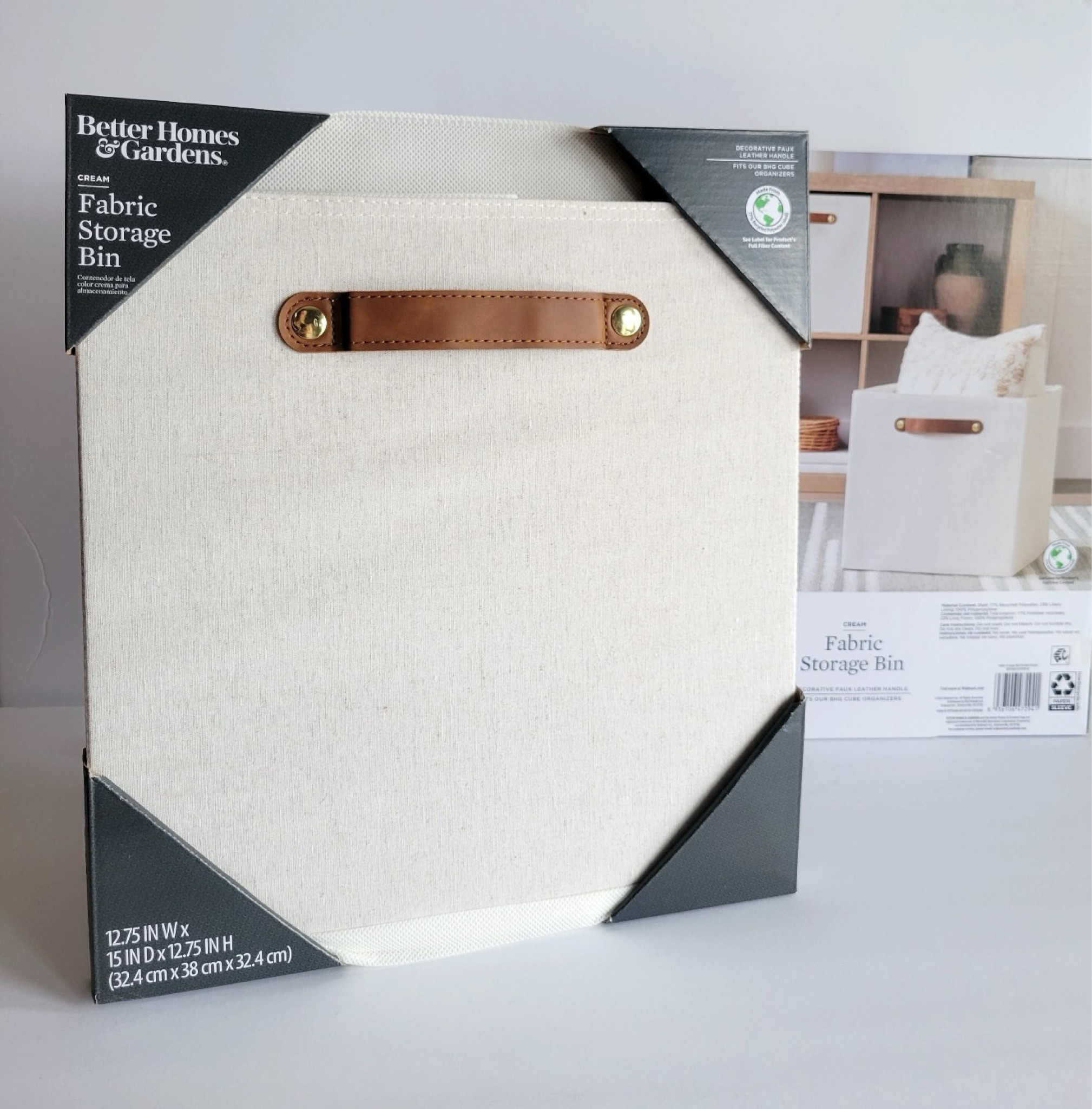 Better Homes & Gardens 12.75" Linen Cube Storage Bin from Walmart - I LOVE the size of this tote.. they are bigger than the usual one's but I use these in the closet for my babies sweaters & they hold so much! Could use in a laundry room, linen cabinet, pantry, nursery, or if you want to hide the toys (but make it pretty 😉) these are also perfect for that! Remember get a price drop notification if you heart a post/save a product 😉 

✨️ P.S. if you follow, like, share, save or shop my post.. thank you sooo much, I appreciate you! As always thanks sooo much for being here & shopping with me 🥹

| storage baskets, storage bins, storage containers, toy storage bins, closet storage bins, cube storage bins, brightroom, walmart home, walmart patio, walmart planter, walmart finds, walmart furniture, walmart outdoor, mainstays, Thyme and Table, opalhouse, threshold, target decor, decorative storage, storage ideas, home finds, boho, boho home decor, boho home inspo, kitchen inspo, living room inspo, home inspo, budget friendly, home decor under, on sale, on clearance | 

#LTKhome #LTKstyletip #LTKbump #LTKkids #LTKfamily 