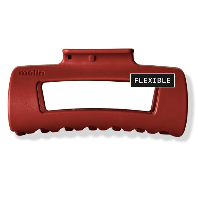 The Original Mello Hair Claw Clip Squishy Claw Clip Made in Korea Patent Pending 30021976 (Red, M... | Amazon (US)