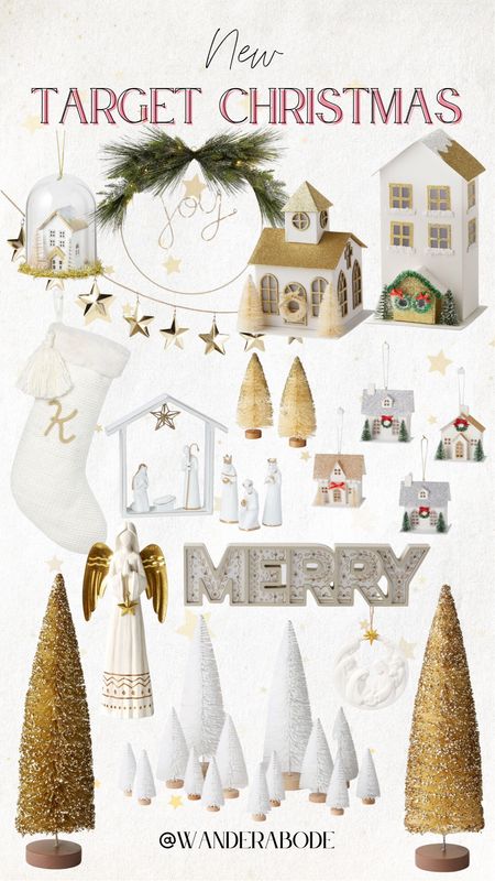 Target Christmas decor, white & gold Christmas decor, glam Christmas decor

#LTKhome #LTKHoliday #LTKSeasonal