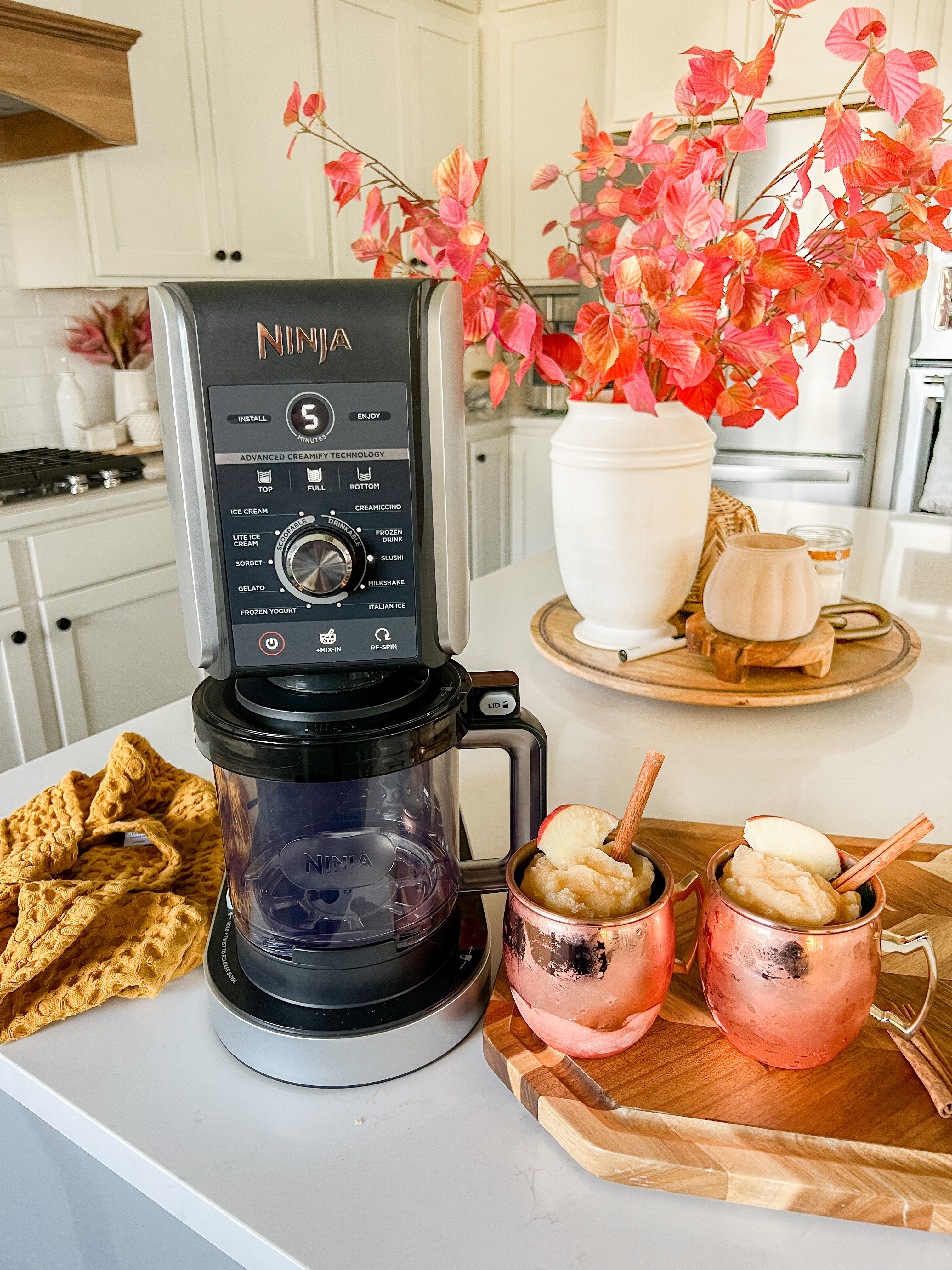 Apple cider slushes made with my Ninja CREAMi! 

#LTKSeasonal #LTKHome