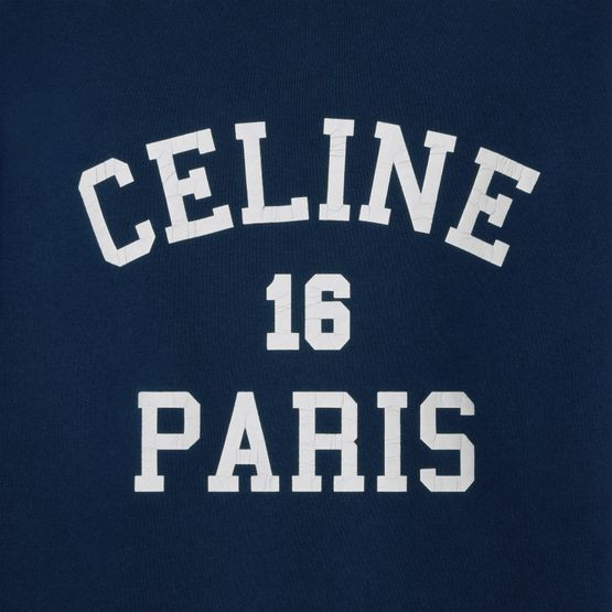 Celine Paris 16 sweatshirt in cotton fleece - CELINE | 24S (APAC/EU)