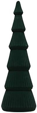 Creative Co-Op 18.75" Textured Wood Tree, Green | Amazon (US)