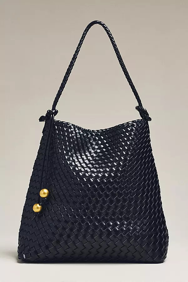 By Anthropologie Woven Knotted-Strap Bucket Bag | Anthropologie (US)