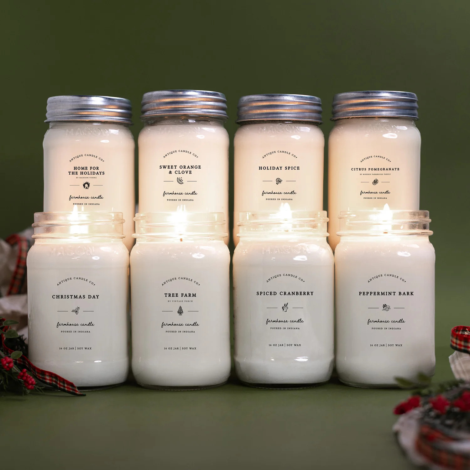 Christmas Bundle of Eight | Antique Candle Co.