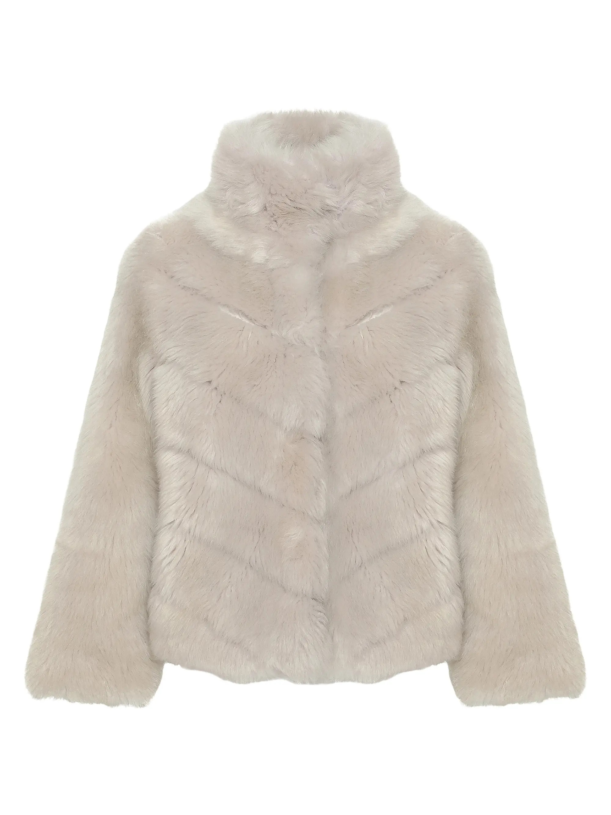 Gorski Reversible Merinillo Shearling Lamb Chevron Jacket with Horizontal Bottom | Saks Fifth Ave... | Saks Fifth Avenue