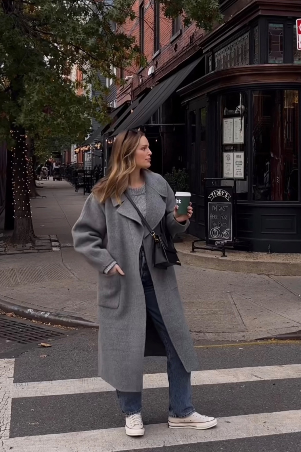 & other stories oversized grey coat - I’m wearing a size small 

#LTKSeasonal