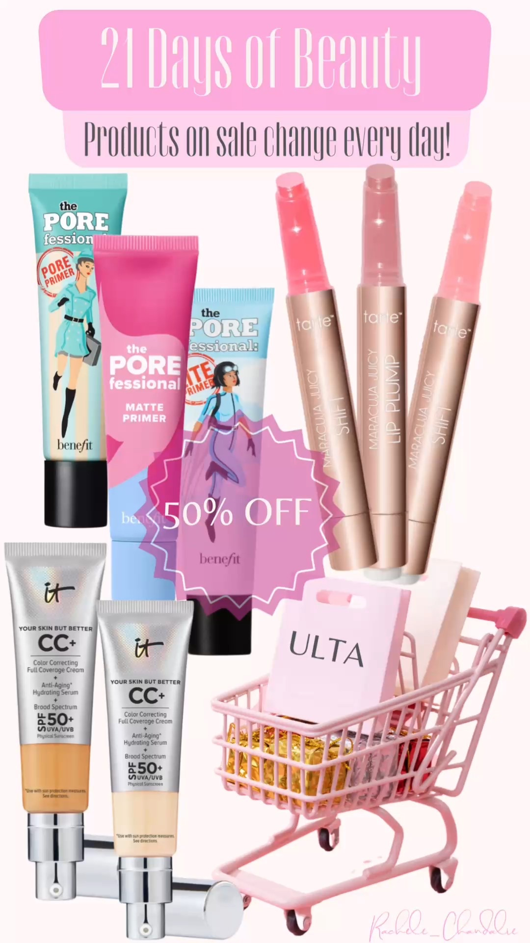 ULTA
21 DAYS OF BEAUTY
🤍

Ulta sale, Makeup, Lipstick, Slip Scrunchies, Lancôme Mascara, Blush Stick, it cosmetics, Foundation, Correcting Cream,  Makeup Sale

#LTKSpringSale #LTKBeauty #LTKSaleAlert