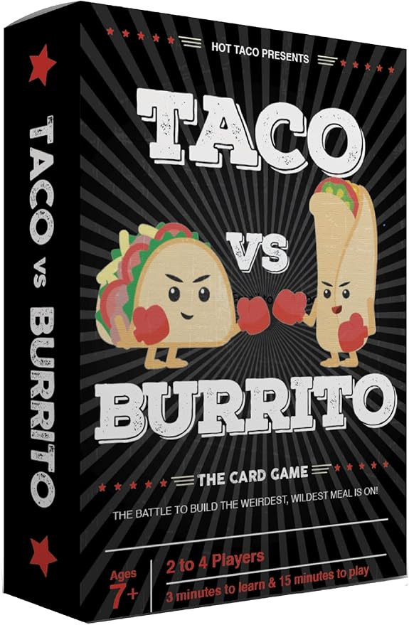 Amazon.com: Taco vs Burrito - The Wildly Popular Surprisingly Strategic Card Game Created by a 7 ... | Amazon (US)
