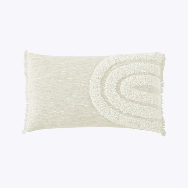 Better Homes & Gardens, Ivory Arches Decorative Pillow, Oblong, 14" x 24", 1 Piece - Walmart.com | Walmart (US)