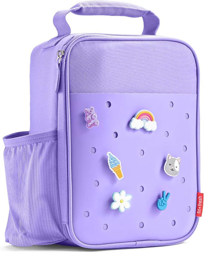 Fit & Fresh Customizable Lunch Bag for Boys & Girls - 6 Charms Included | Amazon (US)
